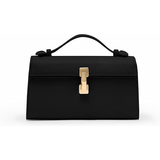 Clutch Purses For Women - Black Clutch Purse - Small Evening Bag - Trendy Top
